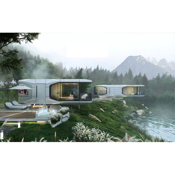 Mga Prefabricated Homes sa Travel Resort Space Capsule